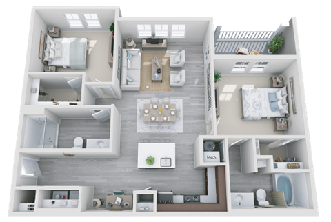 a floor plan image of the westchester apartments in houston, tx
